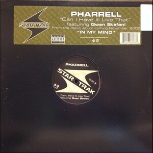 12inchレコード　 PHARRELL / CAN I HAVE IT LIKE THAT