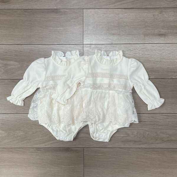 ベビー服 ロンパース 2着セット