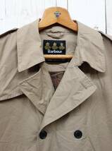 Barbour バブアー ＊T573 THOMPSON TRENCH 　ショートトレンチコート XXL＊お色　カーキ系 ＊Waterproof & Breathable 防水透湿高機能素材 _画像3