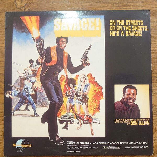 uk盤 Don Julian - Savage - Super Soul Soundtrack レコード ドン・ジュリアン