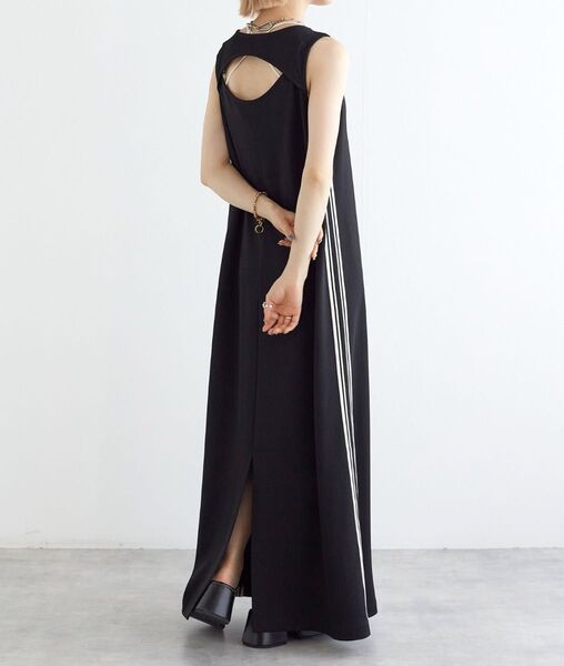 新品未使用 w closet ノースリーブワンピース ブラック / FREE