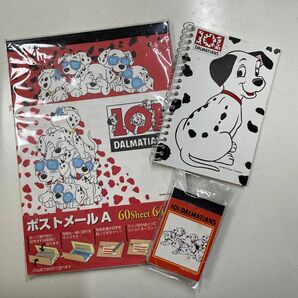 101匹わんちゃん♪ポストメール+ミニメモ帳+ミニノート、3点セット②