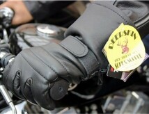 送料無料★NAPA GLOVES ナパ 鹿革 防水 防寒 冬用 ガントレット シンサレート グローブ 828TLWP-L ブラック 黒 3Mシンサレート100g 裏地付_画像2