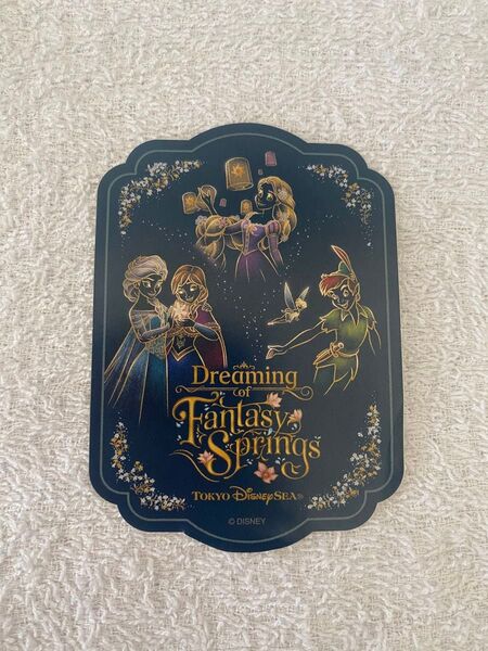 ファンタジースプリングス ステッカー シール ディズニーシー 新エリア アナと雪の女王 ラプンツェル ピーターパン