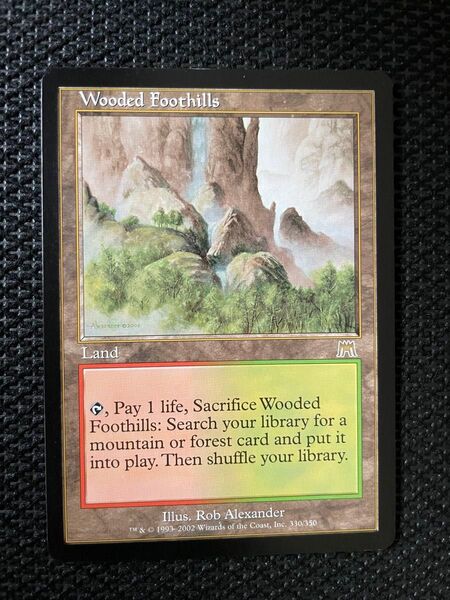 MTG 樹木茂る山麓/Wooded Foothills 英1 オンスロート ONS