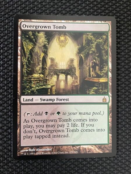 MTG 草むした墓/Overgrown Tomb 英1 ラヴニカ:ギルドの都 RAV B