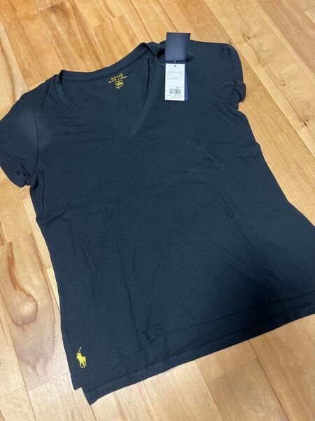 未使用・タグ付き★RALPH LAUREN Vネック半袖Tシャツ M★