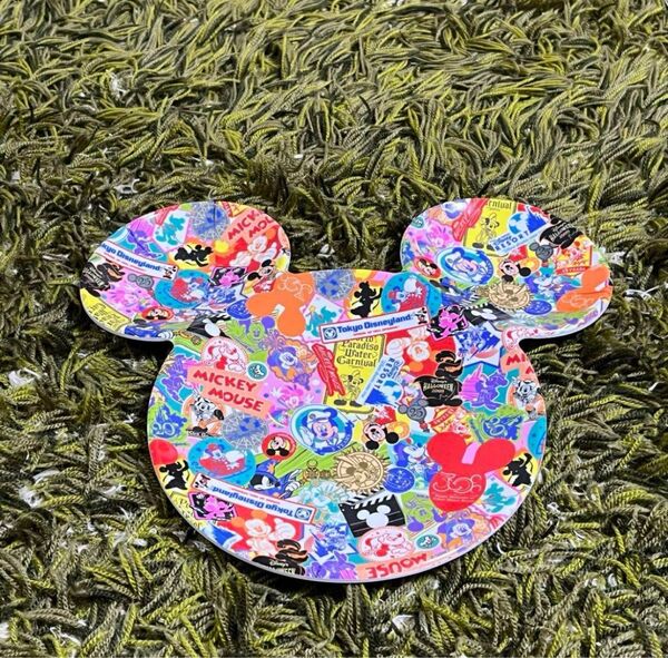 【プレート】ディズニー 30周年 ミッキーシェイプ メラミン