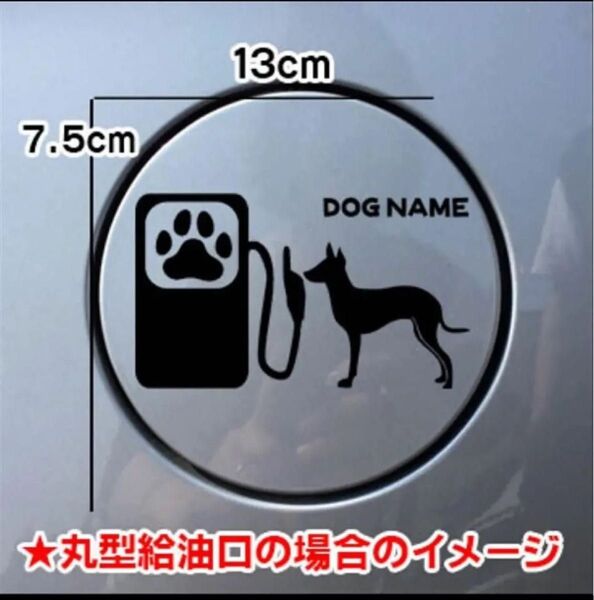 送料無料!トイマンチェスターテリア ステッカー 給油口 リアガラス 車 犬
