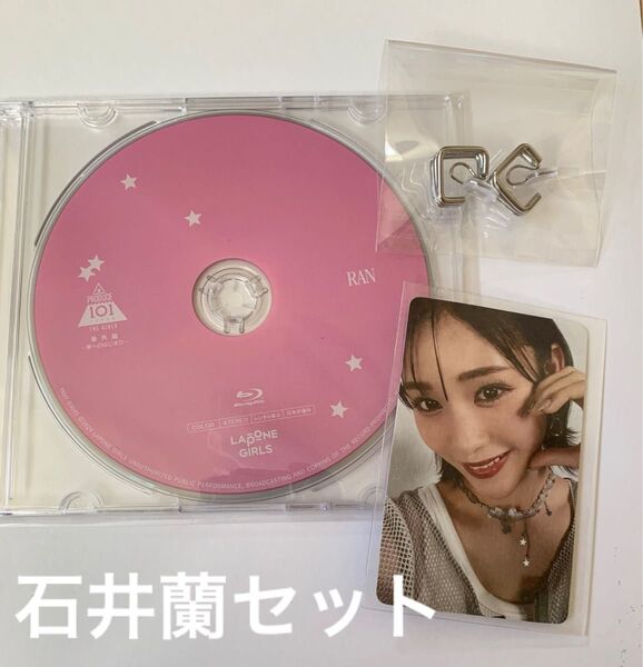 日プ 夢へのはじまり 石井蘭 トレカ イヤリングセット