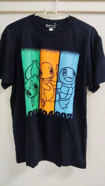 【タグ付き】Tシャツ ポケモンセンター フシギダネ・ヒトカゲ・ゼニガメ Mサイズ 未使用