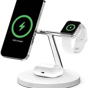 Belkin 3 in 1 MagSafe充電器最大15W WIZ009DQWH