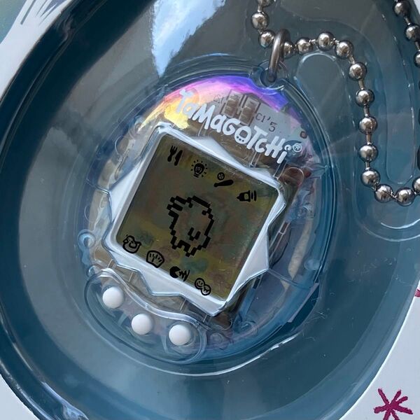 オリジナルたまごっち 中国限定 オーロラクリアブルー 初代 海外版 英語版 Tamagotchi Original