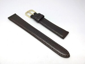 牛（カーフ）濃茶　16-11（14）　16mm 新品 本物 正規品 皮革 革 腕時計 交換バンド 時計ベルト 交換用 マルマン MARUMAN