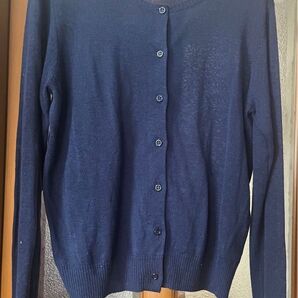 3can4on 長袖カーディガン ネイビー サイズ2