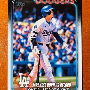 Topps update 2024 大谷翔平 MLB日本人最多本塁打達成カード