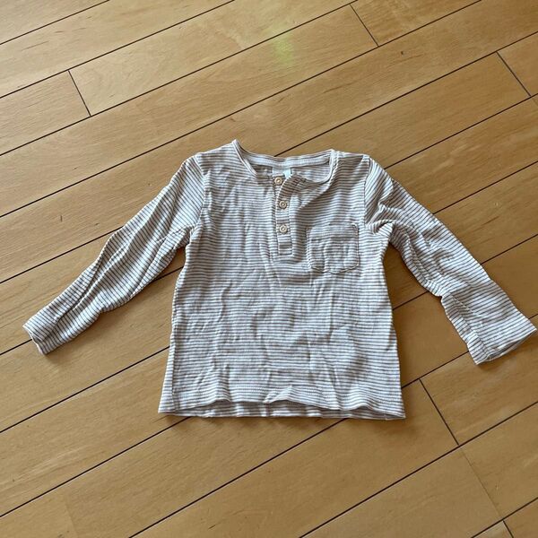 ベビー カットソー 長袖 ボーダー ベビー服 H&M 薄手