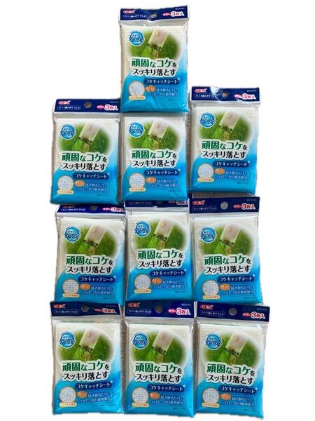 【新品・未使用】GEX おそうじラクラク コケキャッチシート 3枚入 / 10セット!