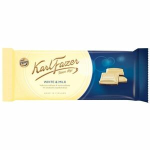 Karl Fazer カール・ファッツェル ミルク ＆ ホワイトチョコレート 板チョコ　100g×2枚セット　フィンランドのチョコレートです