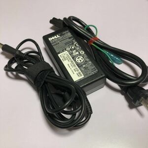  Dell AC adaptor LA65NS2-00 19.5V 3.34A difference included 8 square shape central piller n equipped used operation goods control number SHA065