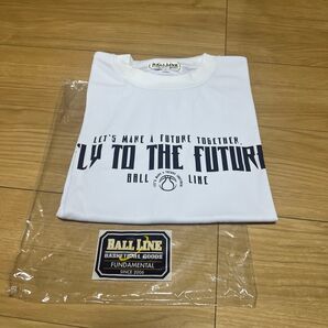 BALL LINE FLY TO THE FUTURE Tシャツ 新品未開封 ホワイト フリーサイズ