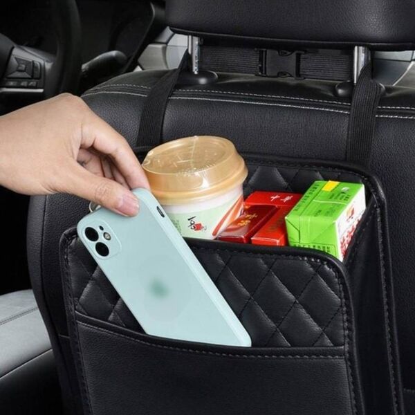 車内 収納 ポケット 車 吊り下げゴミ箱 ドリンクホルダーシートバックポケット 収納ボックス カーアクセサリー カー用品 便利