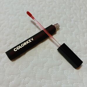 モイストベルベットリップ R906 口紅 ティント 落ちにくい COLORKEY レッド リップ