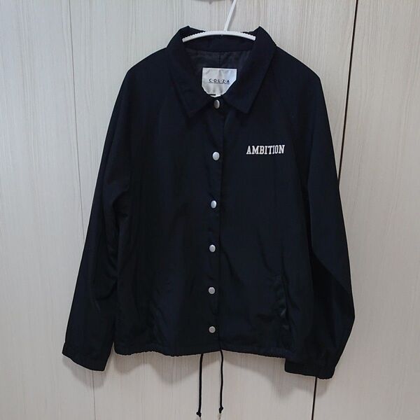 【中古品】ハニーズ コーチジャケット 黒 L