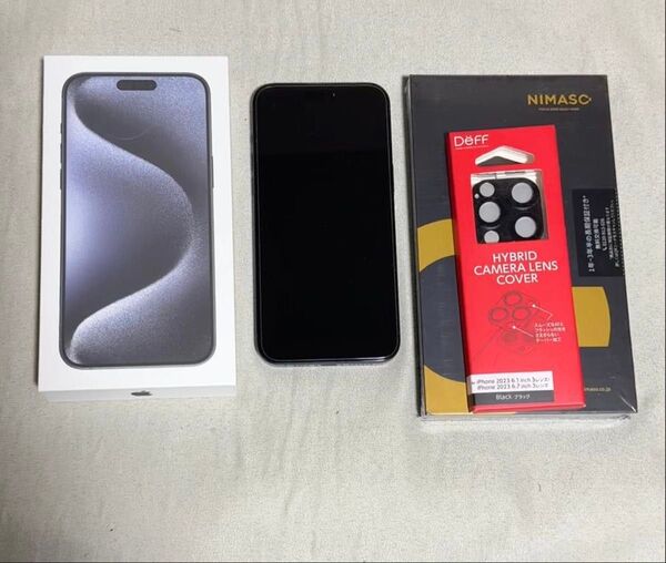 iphone 15 Pro Max 256GB ブルーチタニウム