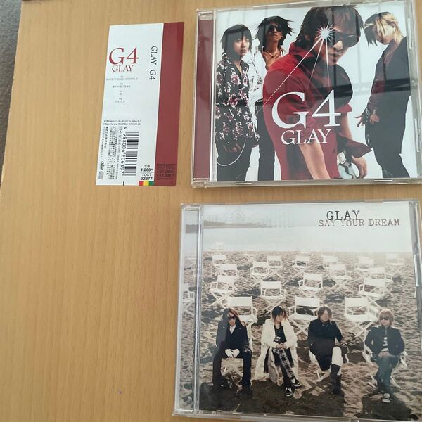 CD 2枚セット GLAY G4 SAY YOUR DREAM グレイ 送料込み