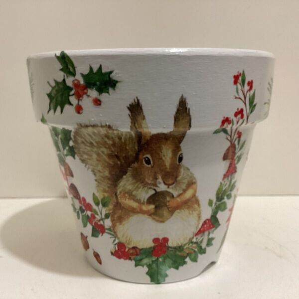 植木鉢 リメイク鉢 Forest Squirrel