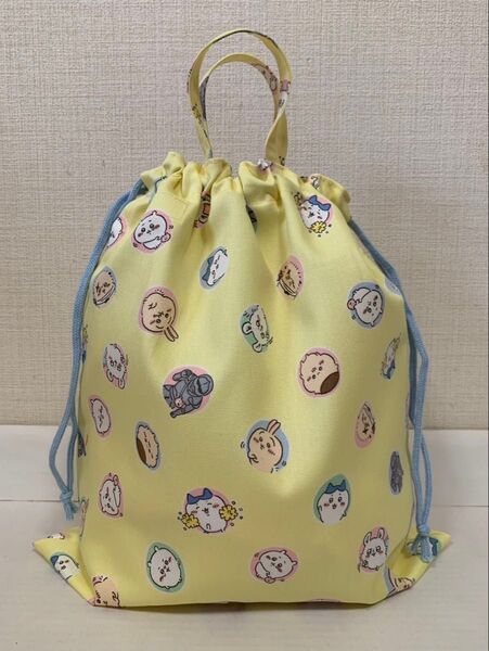 ちいかわ 体操服入れ 巾着袋 持ち手付き ハンドメイド