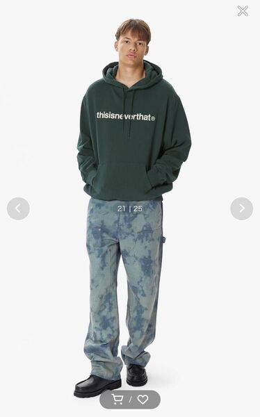 ブラックフライデー! thisisneverthat T-Logo LT Hoodie XL パーカー
