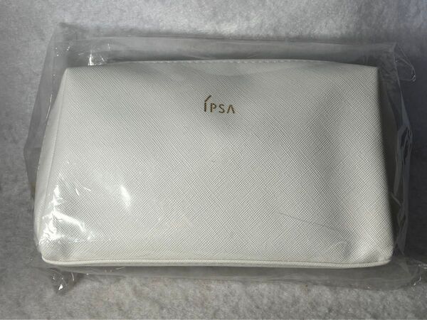 IPSA ポーチ ホワイト 白