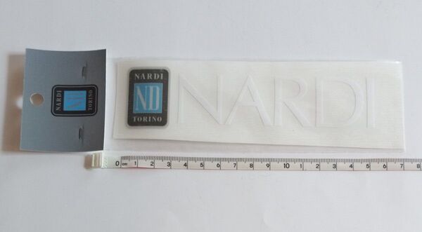 NARDI ナルディ ホワイト ステッカー 白 0358.03.0001 新品