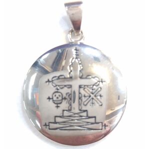 Peter Stone: Papa Ghede Voodoo Veve Pendant Necklace ペンダントトップ