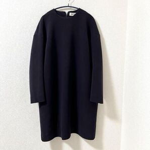ENFLD ネイビー膝丈ワンピース サイズ38