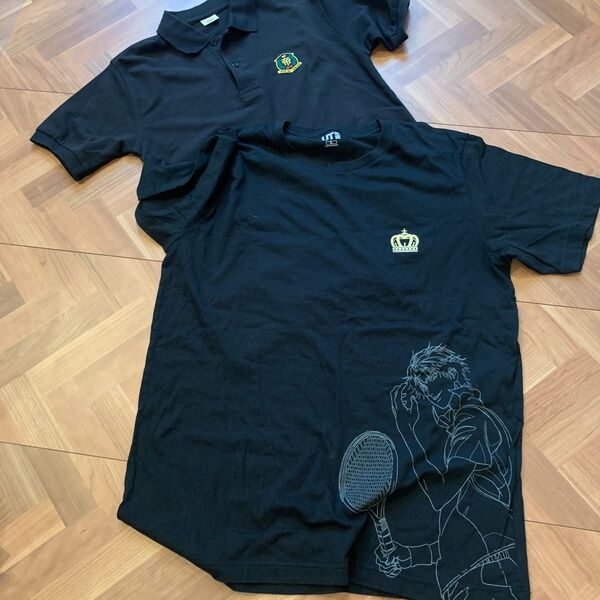 跡部景吾 ユニクロ 半袖Tシャツ 氷帝ポロシャツ 刺繍 2枚セット