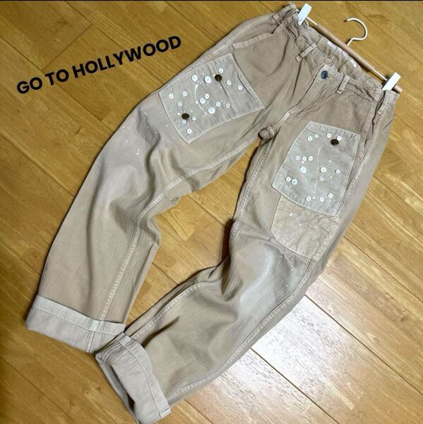 GO TO HOLLYWOOD ゴートゥーハリウッド ボタンデザインパンツ