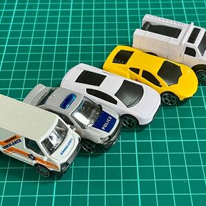ミニカー スピードシティ ダイキャストカー 5個セット 緊急車両セット 中古品