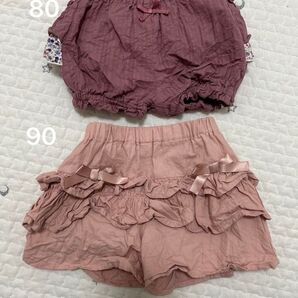 ショートパンツ80と90