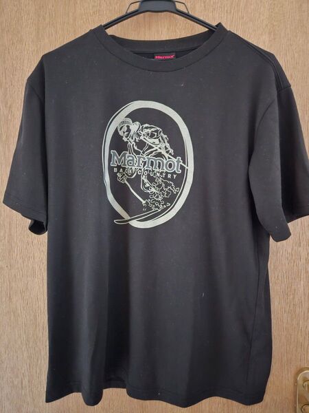 Marmot マーモット 半袖 Tシャツ 黒 ブラック