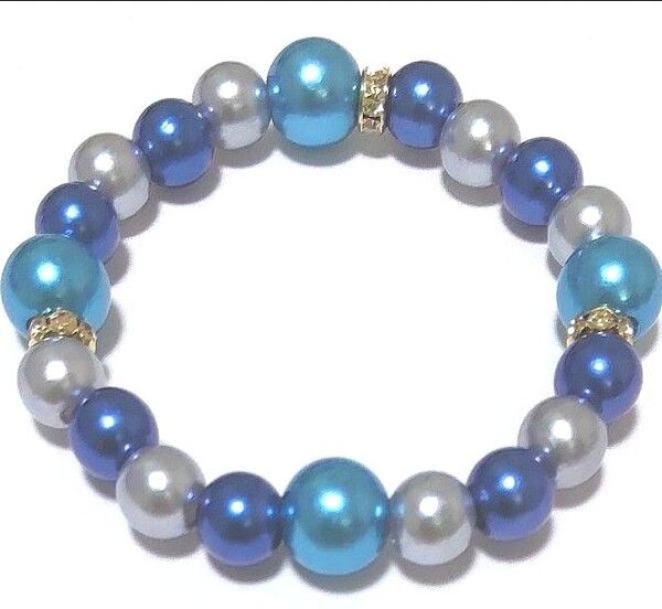 ハンドメイド ビーズブレスレット