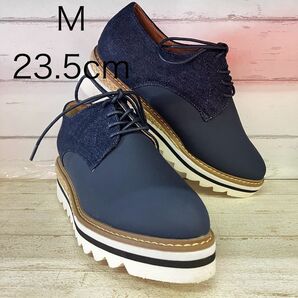 オックスフォードシューズ デニム M 新品 23.5cm
