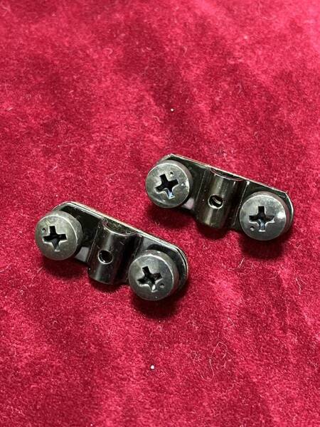 泥除けステー(5mm)取付け金具 ブラック