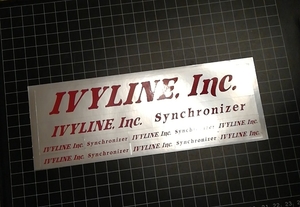 IVYLINE,Inc. Sticker アイビーライン　ステッカー　シール Trout Salmon トラウト　サーモン　シルバー　エリアフィリピン