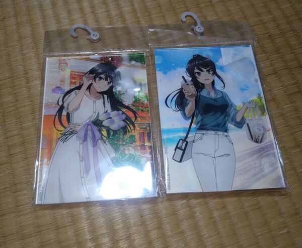 青春ブタ野郎 アベイル コラボ アクリルプレート アクスタ 桜島麻衣 青ブタ2点