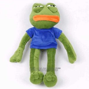 カエルのペペ Sad Frog ぬいぐるみ 人形 42cm A001