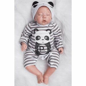 ベビードール 赤ちゃん人形 リアルな新生児 人形 熟睡中の男の子 ベビー人形 リボーンドール 抱き人形 綿&シリコン 50cm A048