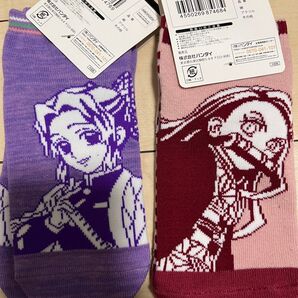 ソックス 靴下 22-24㎝ キャラクターソックス 鬼滅の刃 禰豆子 しのぶ